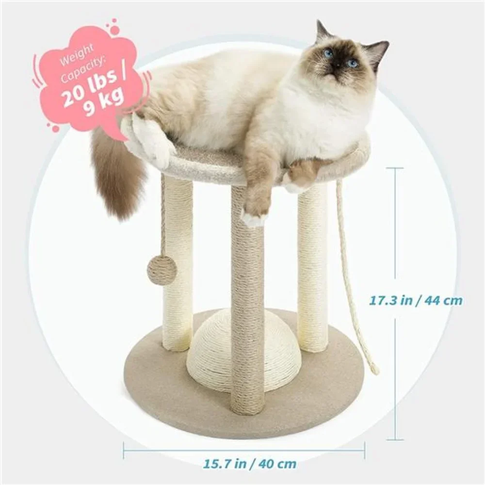 Cat Scratching Posts, Small Kitten Scratcher Toy with Dangling Ball